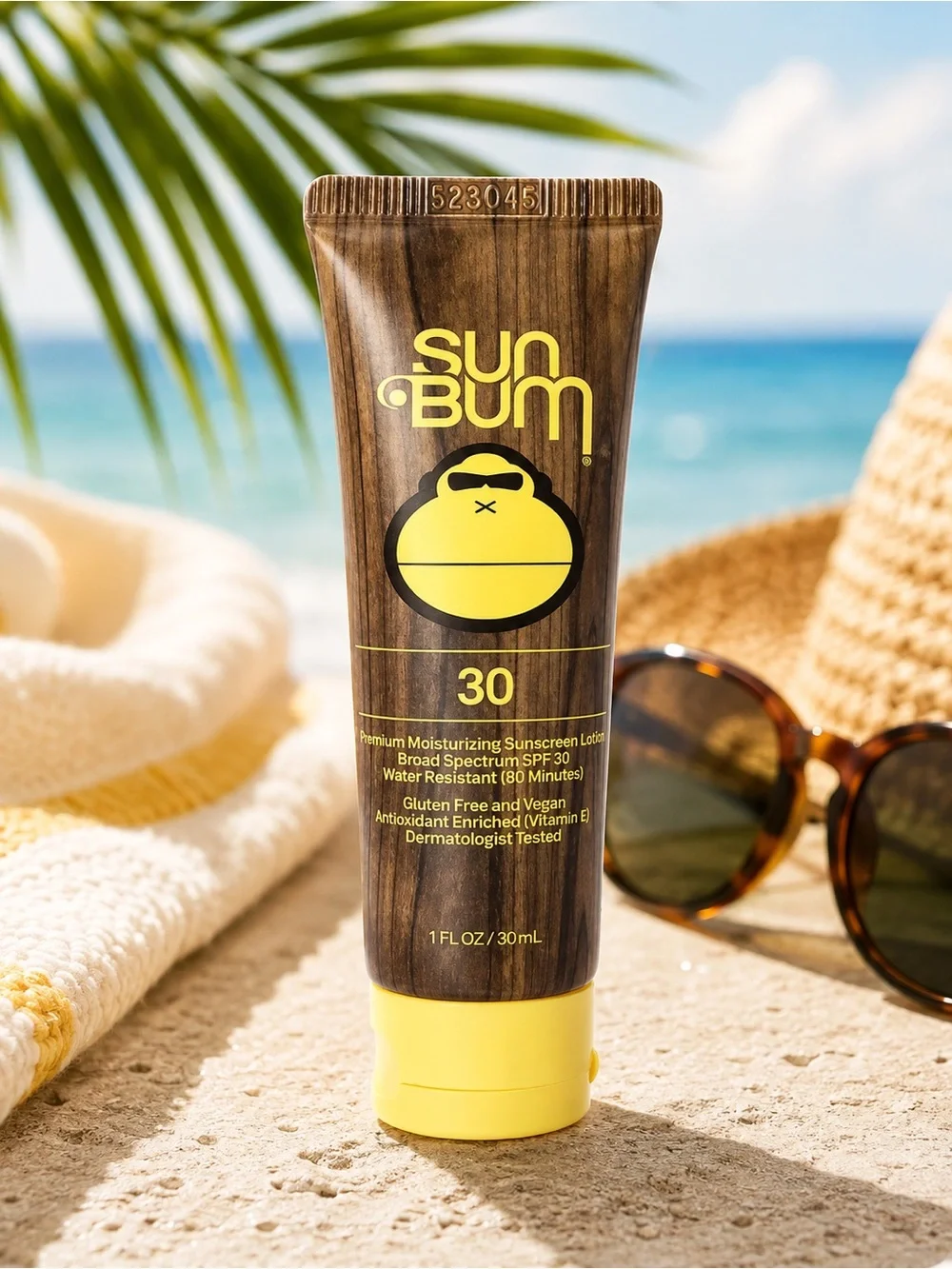 Sun Bum SPF 30 Moisturizing Sunscreen Lotion - Brown & Yellow